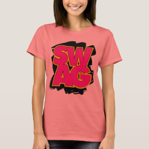 SWAG - Roze en geel T-shirt