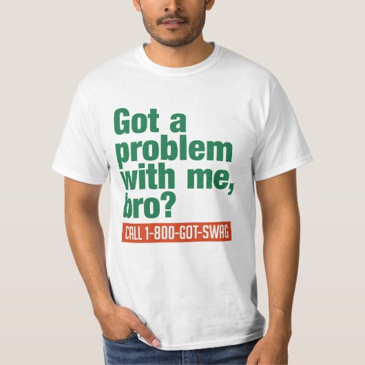 SWAG-shirt - kies stijl en kleur T-shirt (Voorkant)