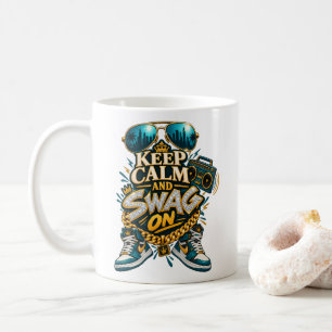 Swag Stijl Blijf Kalmpjes en Swag Aan Hip Hop Fans Koffiemok