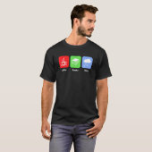 Swag Swami Coffee Books Rain Heaven T-shirt (Voorkant volledig)