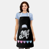 swag-typografie schort (Gedragen)