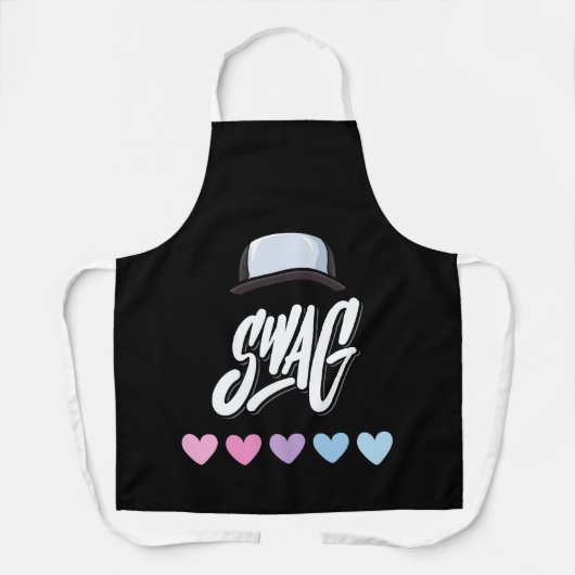 swag-typografie schort (Voorkant)