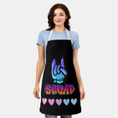 swag-typografie schort (Gedragen)