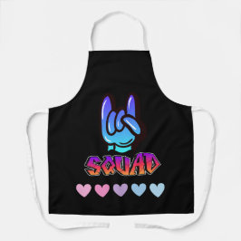 swag-typografie schort