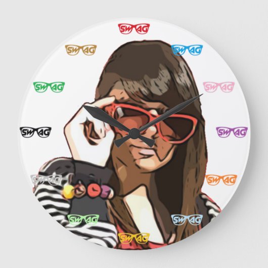 Swag wandklok (Voorkant)