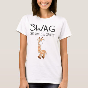 SWAG Ze wil een Giraffe T-shirt