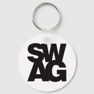 Swag - zwart sleutelhanger