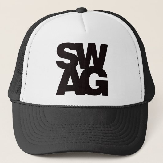 Swag - zwart trucker pet (Voorkant)