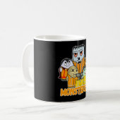 Swagazon Monsters Mummy Frankenstein Dracula Monst Koffiemok (Voorkant links)