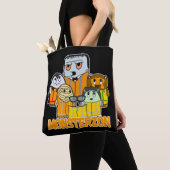 Swagazon Monsters Mummy Frankenstein Dracula Monst Tote Bag (Dichtbij)