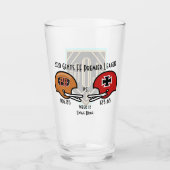 SwagBrag12 Der Rote/Peaky Pint Glass Glas (Voorkant)