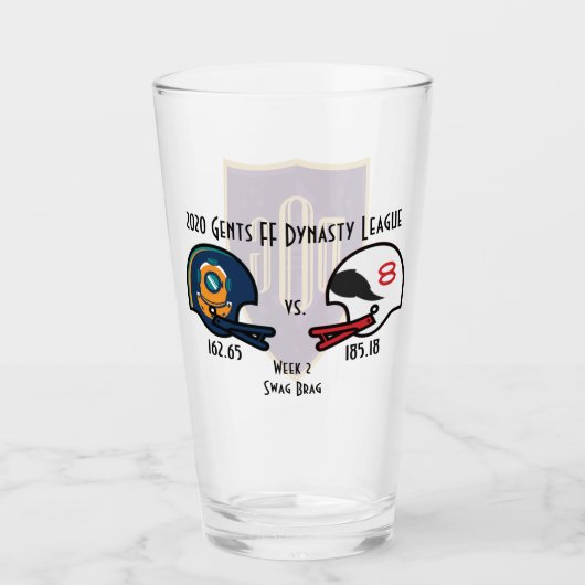 SwagBrag2 Nemo/Hateful Pint Glass Glas (Voorkant)