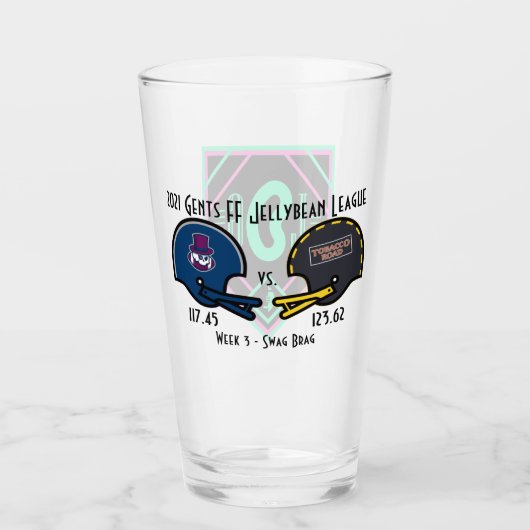 SwagBrag3 Tobacco tegen Pigskin Glass Glas (Voorkant)