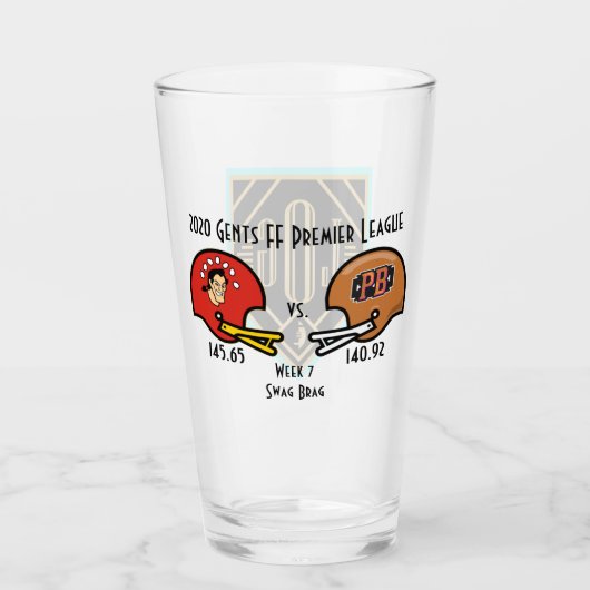 SwagBrag5 FiveDozen v Peaky Pint Glass Glas (Voorkant)