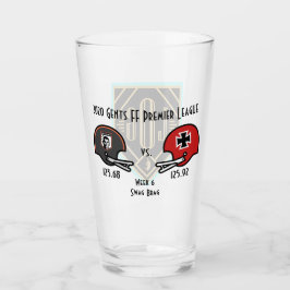 SwagBrag6 Der Rote v Lucky Pint Glass Glas