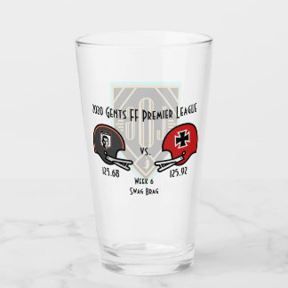 SwagBrag6 Der Rote v Lucky Pint Glass Glas