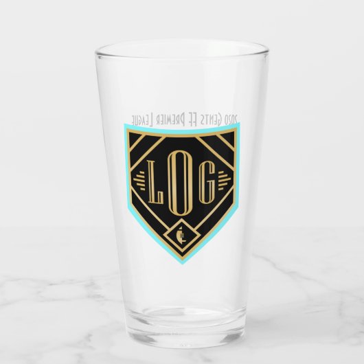 SwagBrag6 Zings/Peaky Pint Glass Glas (Achterkant)