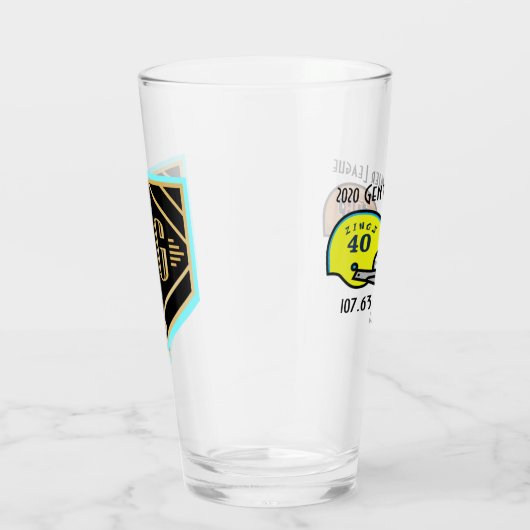SwagBrag6 Zings/Peaky Pint Glass Glas (Rechts)