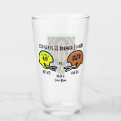 SwagBrag6 Zings/Peaky Pint Glass Glas (Voorkant)