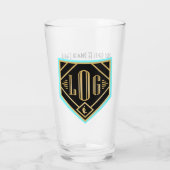 SwagBrag Der Rote/Peaky Pint Glass Glas (Achterkant)