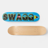SWAGG 7 3/4 "Skateboard Deck Persoonlijk Skateboard (Horizontaal)