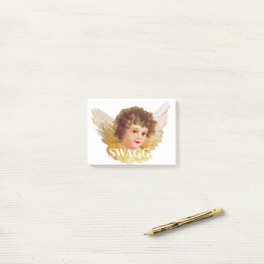 swagg angel cherub post-it® notes (Op bureau)