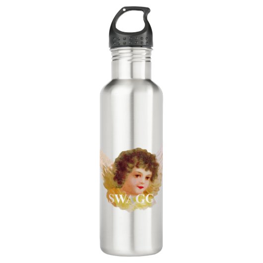 swagg angel cherub waterfles  (Voorkant)