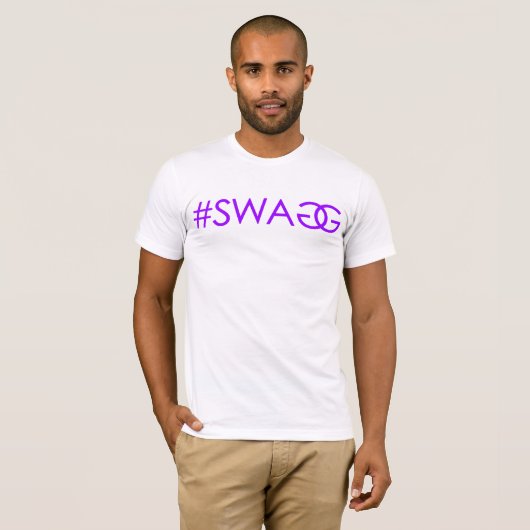 #SWAGG (Paars) T-shirt (Voorkant volledig)