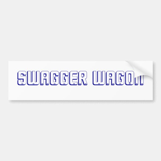 SWAGGER WAGON BUMPERSTICKER (Voorkant)