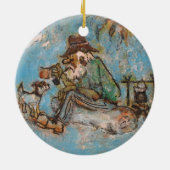 Swaggie's Australische bush Kerstmis Keramisch Ornament (Achterkant)