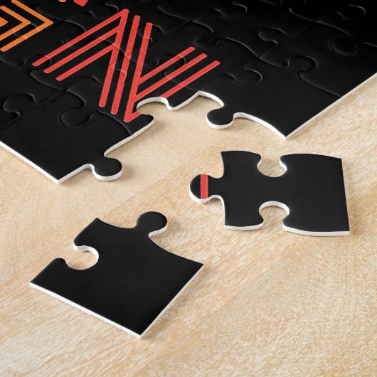 Swagn Retro Monkey Legpuzzel (Zijkant)