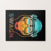 Swagn Retro Monkey Legpuzzel (Horizontaal)