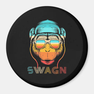 Swagn Retro Monkey Magneet