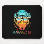 Swagn Retro Monkey Muismat (Voorkant)