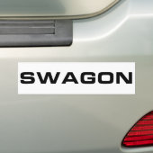 Swagon Bumpersticker (Op auto)