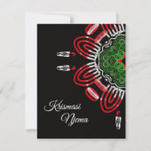 Swahili Kerstmis Feestdagenkaart (Voorkant)