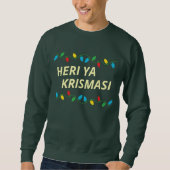 Swahili Kersttrui | Heri ya krismasi Trui (Voorkant)