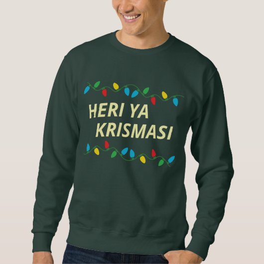 Swahili Kersttrui | Heri ya krismasi Trui (Voorkant)