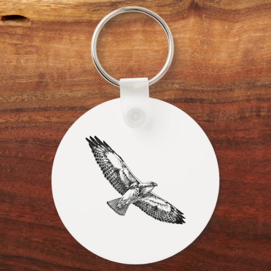 Swainson's Hawk (in vlucht) Sleutelhanger (Voorkant)