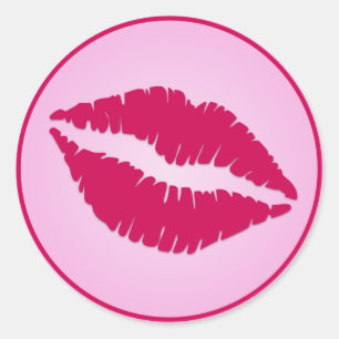 SWAK Lips Ronde Sticker