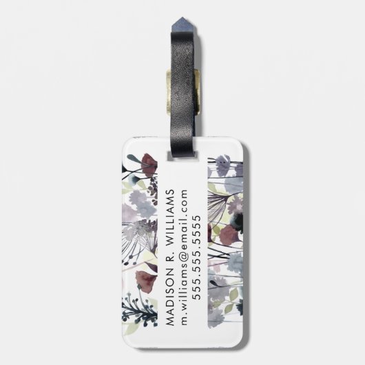 Swaking Florets II Bagagelabel (Achterkant verticaal)