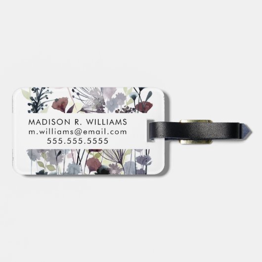 Swaking Florets II Bagagelabel (Achterkant horizontaal)