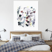 Swaking Florets II Canvas Afdruk (Insitu (Slaapkamer))