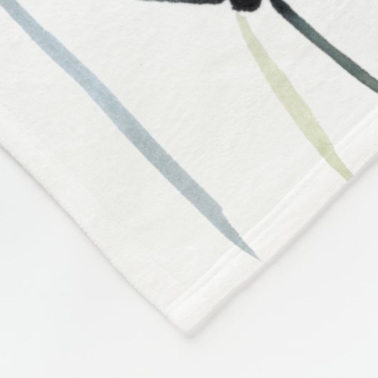 Swaking Florets II Fleece Deken (Hoek)