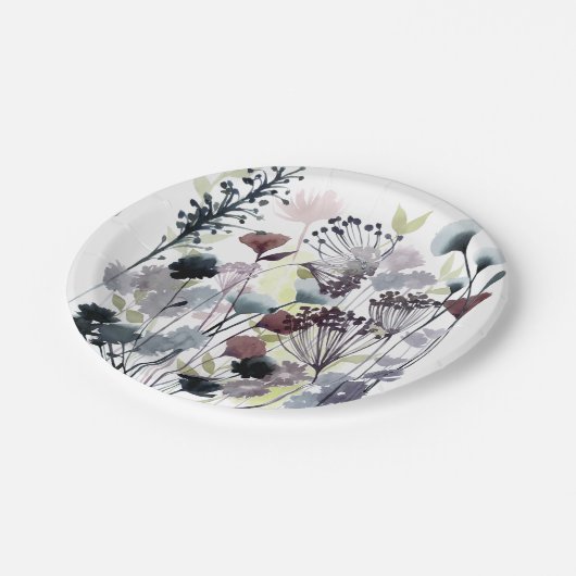 Swaking Florets II Papieren Bordje (Gekanteld)