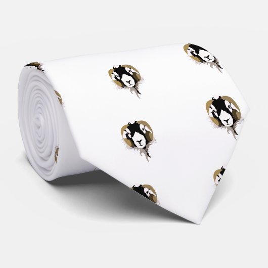 Swaledale Sheep Stropdas (Opgerold)