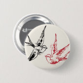 Swallow Badge Ronde Button 5,7 Cm (Voorkant /achterkant)