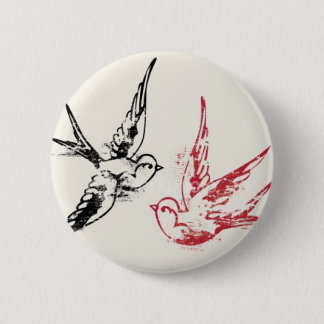 Swallow Badge Ronde Button 5,7 Cm