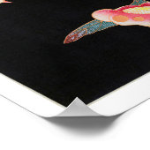 Swallow en Camellia, Jakuchüu Poster (Hoek)