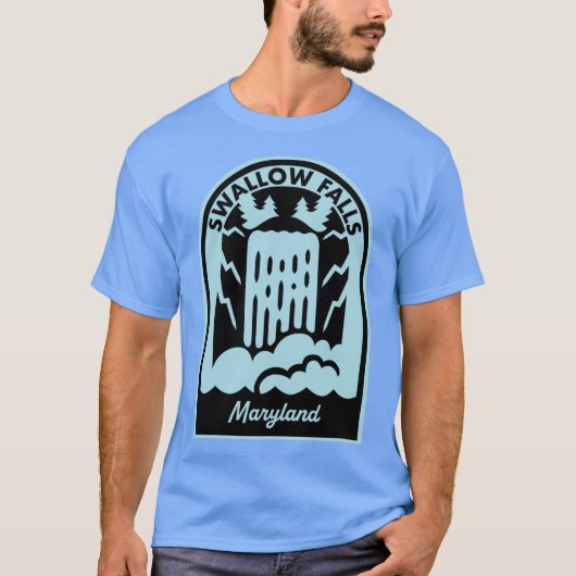 Swallow Falls Maryland T-shirt (Voorkant)